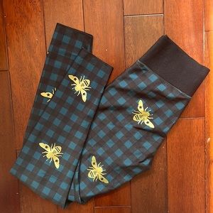 Ultracor luxury legging gold bumblebees SZ small
